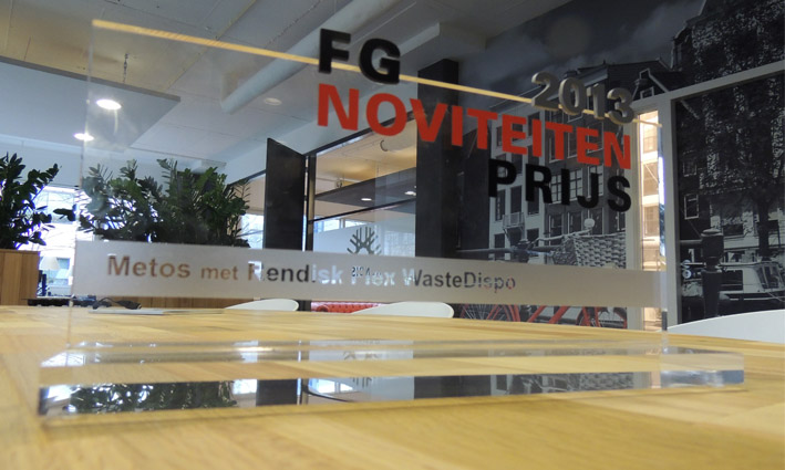 Rendisk Flex WasteDispo won FGN Novilties Price 2013